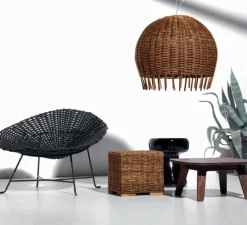 Suspension, Croco 96, marron, Ø70cm, H59cm - Gervasoni