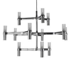 Suspension*Nemo Lighting Suspension, Crown Minor, , L77cm, H50cm - acier poli