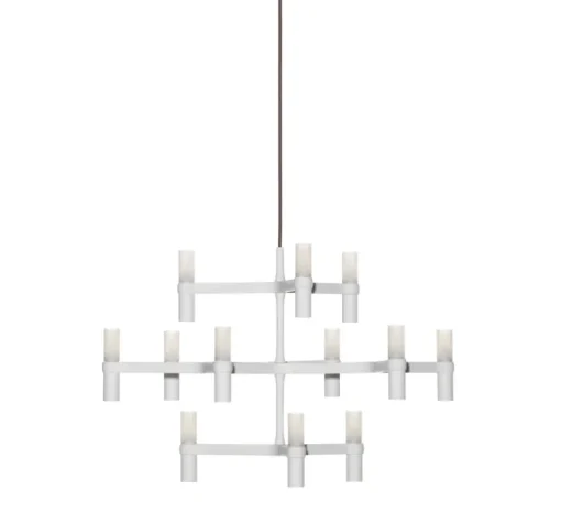 Suspension*Nemo Lighting Suspension, Crown Minor, , L77cm, H50cm - blanc