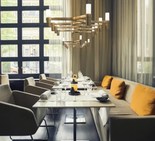 Suspension, Crown Plana Linea, or, L168cm, H16cm - Nemo Lighting