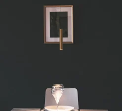 Suspension*OliveLab Suspension, D01, , LED, 3000K, 550 lm, Ø2,2cm, H15cm - laiton