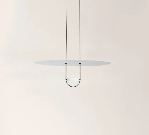 Suspension*OliveLab Suspension, D03, , LED, 2700K, 3000 lm, Ø50cm, H81cm - noir et blanc