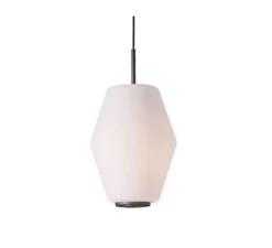 Suspension*Northern Suspension, Dahl Large, gris foncé et , Ø25cm, H33cm - blanc