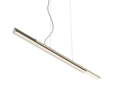 Suspension*KDLN Suspension, Dala Linear, , LED, dim, 2700k, 5150 lm, L150cm, H6,5cm - gris foncé, béton
