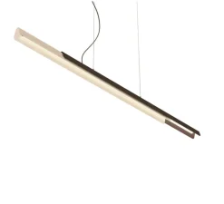 Suspension*KDLN Suspension, Dala Linear, , LED, dim, 3000k, 5300 lm, L150cm, H6,5cm - sable, bois