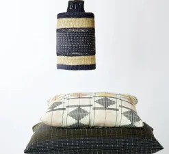 Suspension*Golden Editions Suspension, Dash, , Ø20cm, H35cm - naturel, bleu foncé