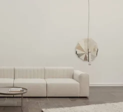 Suspension*NORR11 Suspension, Deco 1, , L6cm, H48cm - verre opal blanc