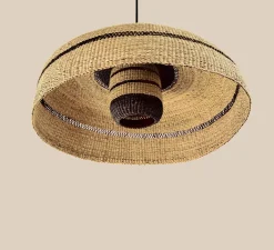 Suspension*Golden Editions Suspension, Deeply + Lantern, , Ø55cm, H28cm - naturel/minuit