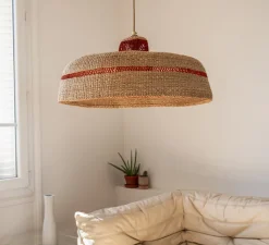 Suspension*Golden Editions Suspension, Deeply, , Ø55cm, H22cm - Fibre naturelle, gingembre