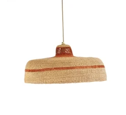 Suspension*Golden Editions Suspension, Deeply, , Ø55cm, H22cm - Fibre naturelle, gingembre