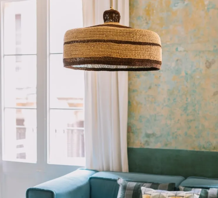 Suspension, Deeply XL, naturel/noisette, Ø65cm, H30cm - GOLDEN Editions