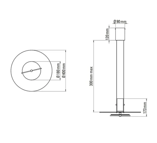 Suspension*DCW éditions Paris Suspension, Delumina, , Ø40cm, H17,3cm - transparent