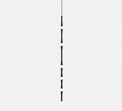 Suspension*LEDS C4 Suspension, Dew Vertical S, , LED, dim, 2700k, 782 lm, Ø4,3cm, H99,2cm - noir