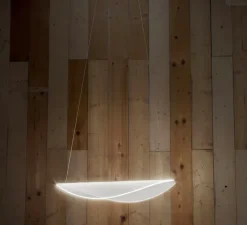 Suspension*Stilnovo Suspension, Diphy, , LED, dim, 3000K, 2620lm, L75,6cm, H8,1cm - transparent