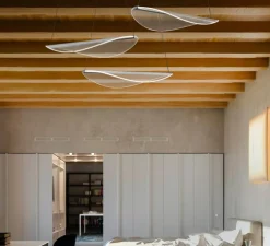 Suspension, Diphy, transparent, LED, dim, 3000K, 2609lm, L53,6cm, H220cm - Stilnovo