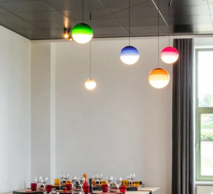 Suspension, Dipping Light 20 - 24V, vert, Ø20cm, H60cm - Marset