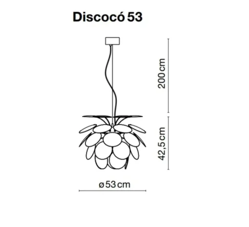 Suspension*Marset Suspension, Discoco, , Ø53cm, H42,5cm - beige