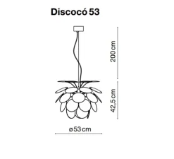 Suspension, Discoco, blanc, Ø53cm, H42,5cm - Marset