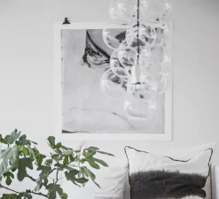 Suspension, Diy, transparent, argent, H48cm, Ø12cm - House Doctor