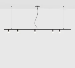 Suspension, Dot Line, noir, L183cm, H13cm - Lambert&Fils