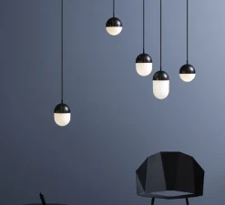 Suspension, Dot, Small, noir, LED, Ø12cm, H13cm - Woud