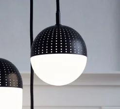Suspension, Dot, Small, noir, LED, Ø12cm, H13cm - Woud