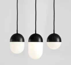 Suspension, Dot, Small, noir, LED, Ø12cm, H13cm - Woud