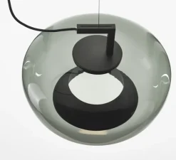 Suspension*Brokis Suspension, Double Short, , LED, dim, 2700K, 1070 lm, Ø44,2cm, H30,5cm - gris fumé