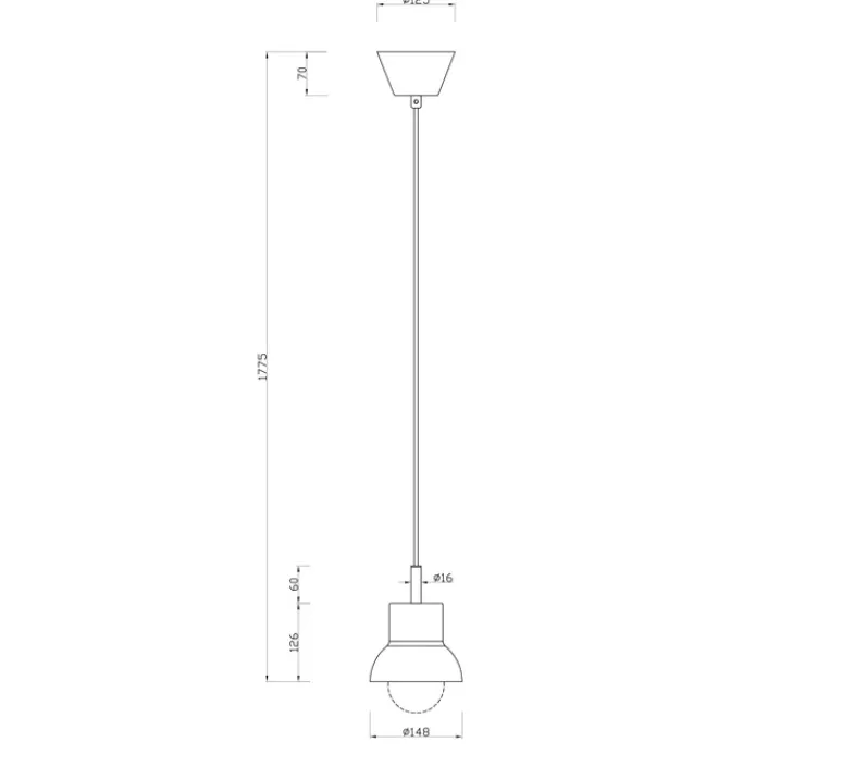 Suspension*Cobankeryd Suspension, Down 15, , Ø15cm, H19cm - beige
