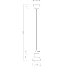 Suspension*Cobankeryd Suspension, Down 15, , Ø15cm, H19cm - noir