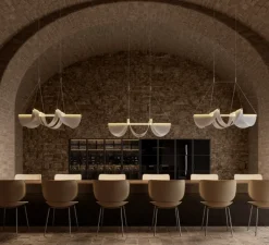 Suspension*Moooi Suspension, Drape Light 118, , LED, dim, 2740K, 3850 lm, L118cm, H91cm - blanc