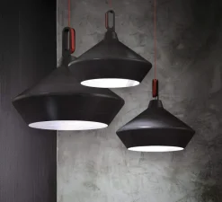 Suspension*Zava Suspension, Driyos, , Ø50cm, H28cm - noir