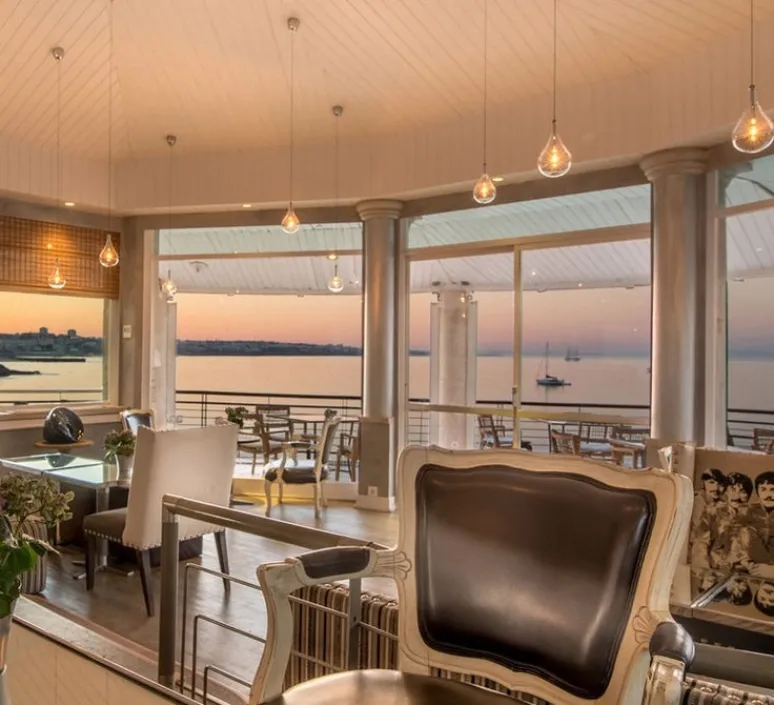 Suspension*Alma light Suspension, Drop Led, , Ø12cm, H170cm - verre transparent, chrome