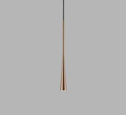 Suspension, Drop S1, rose gold, LED, 2700K, 200lm, Ø7cm, H60cm - Light Point