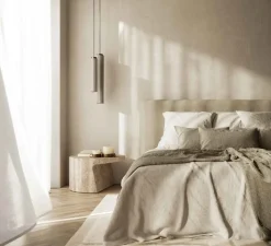 Suspension*Il Fanale Suspension, Dune 299.01.OSC, , Ø8cm, H41,5cm- laiton bruni et céramique