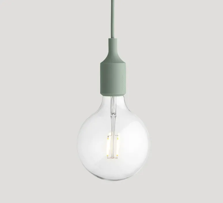 Suspension|Enfants*Muuto Suspension, E27, , LED, H23cm, Ø12,5cm - vert clair