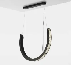 Suspension*Brokis Suspension, Elo, , LED, dim, 2700-6500K, L150cm, H103,6cm - noir et blanc