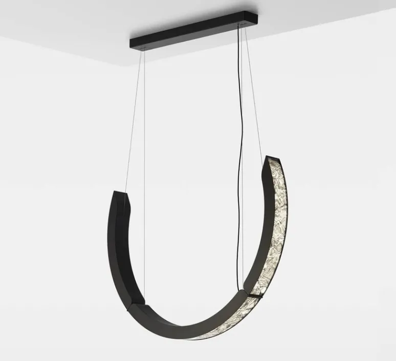 Suspension*Brokis Suspension, Elo, , LED, dim, 2700-6500K, L150cm, H103,6cm - noir et blanc