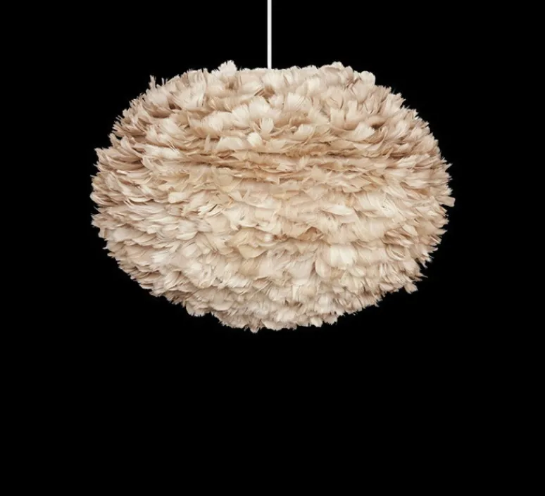 Suspension*Umage Suspension, Eos brown L, plumes d'oie, , Ø65cm, H40cm - marron