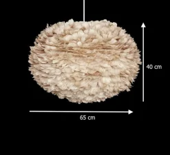 Suspension*Umage Suspension, Eos brown L, plumes d'oie, , Ø65cm, H40cm - marron