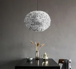 Suspension, Eos large, gris clair , Ø60cm, H40cm - Umage