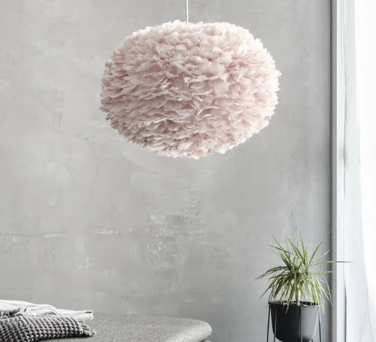 Suspension, Eos large, rose clair, Ø60cm, H40cm - Umage