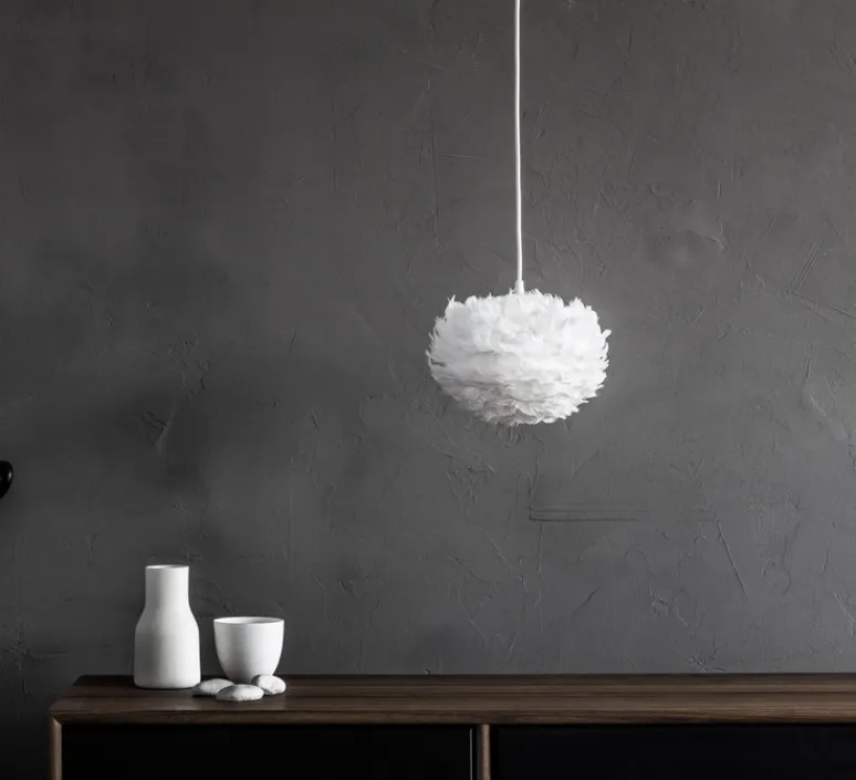 Suspension*Umage Suspension, Eos mini avec câble Cord Set , , Ø20cm, H35cm - blanc