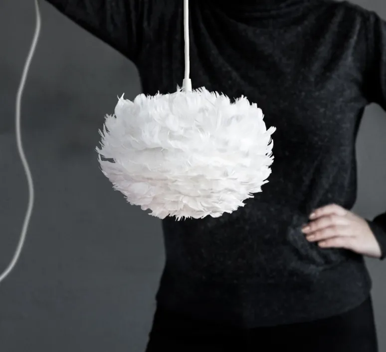 Suspension*Umage Suspension, Eos mini avec câble Cord Set , , Ø20cm, H35cm - blanc