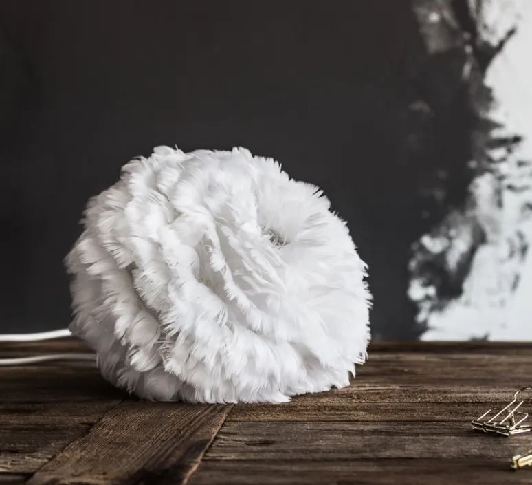 Suspension*Umage Suspension, Eos mini avec câble Rosette , , Ø35cm, H30cm - blanc
