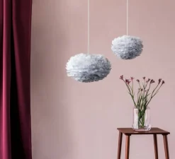 Suspension, Eos mini, gris clair , Ø35cm, H20cm - Umage