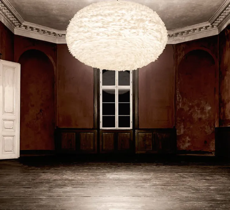 Suspension*Umage Suspension, Eos XXL, plumes, , H70cm, Ø110cm - blanc