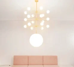 Suspension*Atelier Areti Suspension, Epic 3 180, , Ø40cm, H162cm - laiton