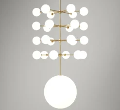 Suspension*Atelier Areti Suspension, Epic 3 180, , Ø40cm, H162cm - laiton