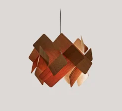 Suspension, Escape, bois naturel de cerisier, Ø30cm, H30cm - LZF